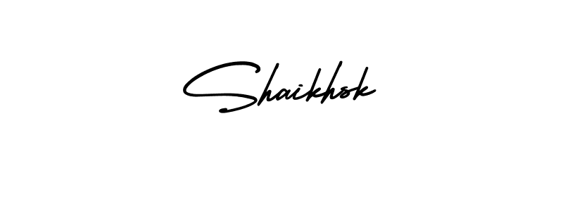 Make a beautiful signature design for name Shaikhsk. Use this online signature maker to create a handwritten signature for free. Shaikhsk signature style 3 images and pictures png