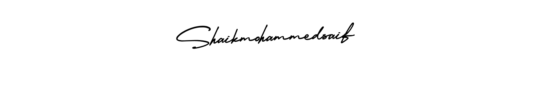 Make a beautiful signature design for name Shaikmohammedsaif. With this signature (AmerikaSignatureDemo-Regular) style, you can create a handwritten signature for free. Shaikmohammedsaif signature style 3 images and pictures png