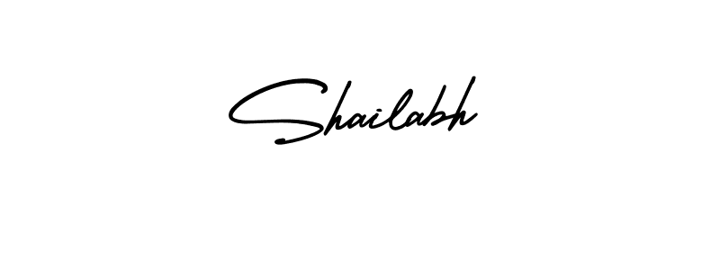 How to Draw Shailabh signature style? AmerikaSignatureDemo-Regular is a latest design signature styles for name Shailabh. Shailabh signature style 3 images and pictures png