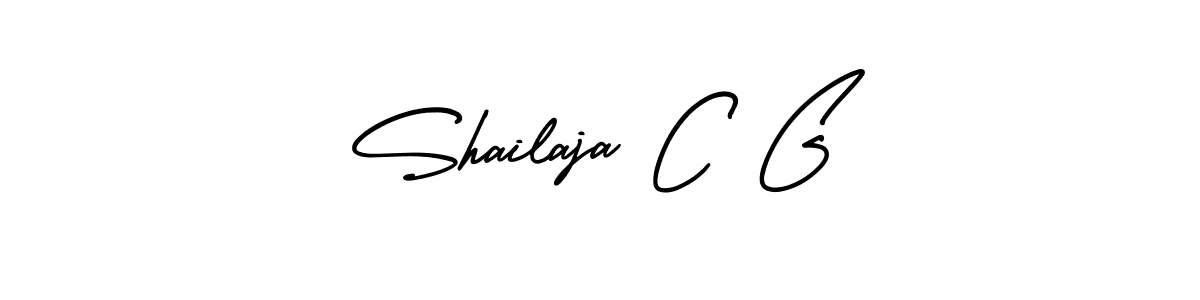 Also You can easily find your signature by using the search form. We will create Shailaja C G name handwritten signature images for you free of cost using AmerikaSignatureDemo-Regular sign style. Shailaja C G signature style 3 images and pictures png