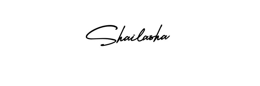 Design your own signature with our free online signature maker. With this signature software, you can create a handwritten (AmerikaSignatureDemo-Regular) signature for name Shailasha. Shailasha signature style 3 images and pictures png
