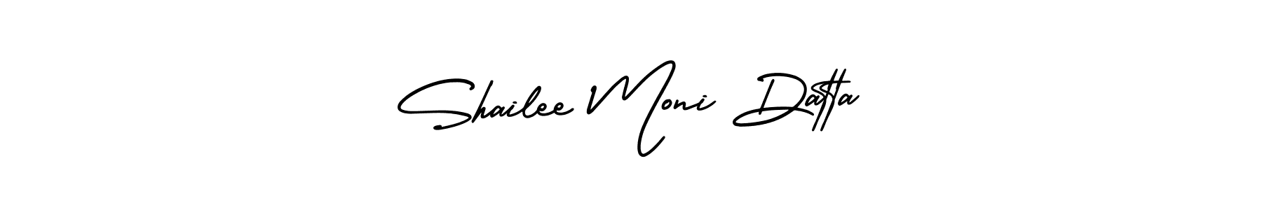 Shailee Moni Datta stylish signature style. Best Handwritten Sign (AmerikaSignatureDemo-Regular) for my name. Handwritten Signature Collection Ideas for my name Shailee Moni Datta. Shailee Moni Datta signature style 3 images and pictures png