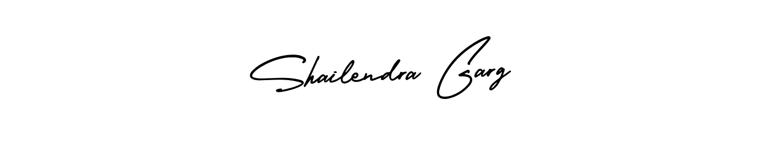 The best way (AmerikaSignatureDemo-Regular) to make a short signature is to pick only two or three words in your name. The name Shailendra Garg include a total of six letters. For converting this name. Shailendra Garg signature style 3 images and pictures png