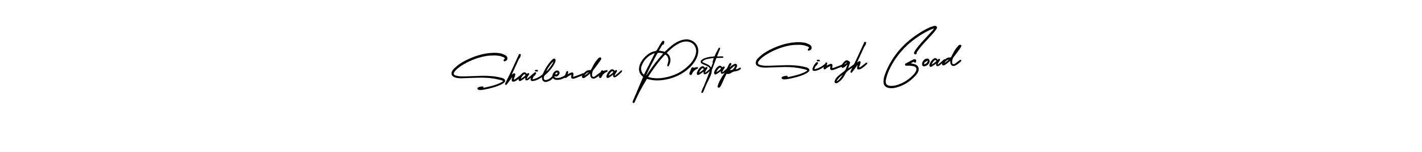 Use a signature maker to create a handwritten signature online. With this signature software, you can design (AmerikaSignatureDemo-Regular) your own signature for name Shailendra Pratap Singh Goad. Shailendra Pratap Singh Goad signature style 3 images and pictures png