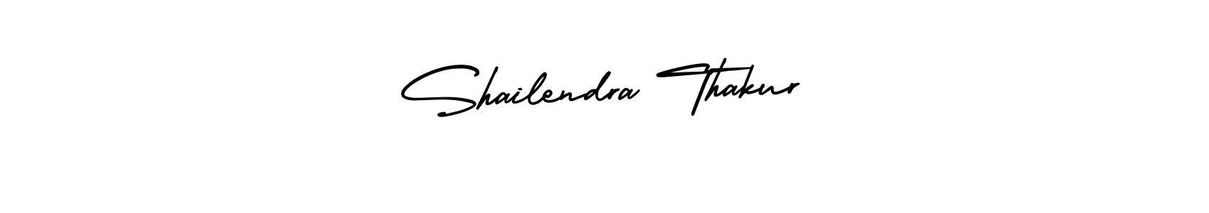 This is the best signature style for the Shailendra Thakur name. Also you like these signature font (AmerikaSignatureDemo-Regular). Mix name signature. Shailendra Thakur signature style 3 images and pictures png