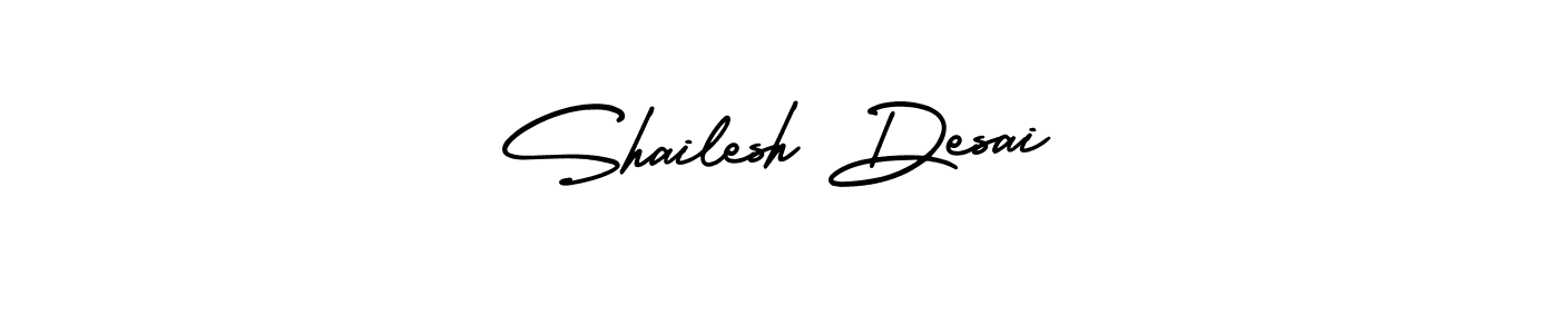 Use a signature maker to create a handwritten signature online. With this signature software, you can design (AmerikaSignatureDemo-Regular) your own signature for name Shailesh Desai. Shailesh Desai signature style 3 images and pictures png