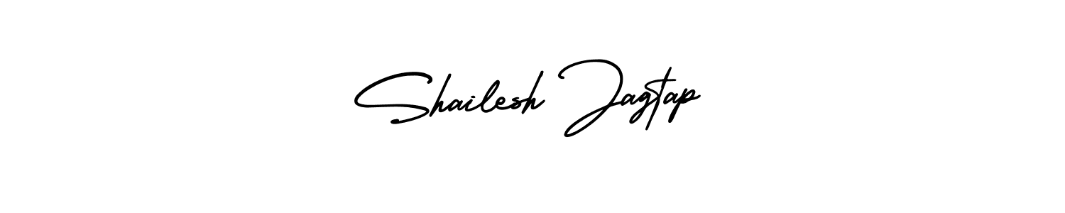 Use a signature maker to create a handwritten signature online. With this signature software, you can design (AmerikaSignatureDemo-Regular) your own signature for name Shailesh Jagtap. Shailesh Jagtap signature style 3 images and pictures png