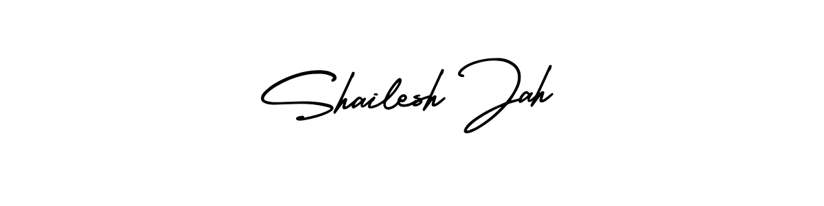 Use a signature maker to create a handwritten signature online. With this signature software, you can design (AmerikaSignatureDemo-Regular) your own signature for name Shailesh Jah. Shailesh Jah signature style 3 images and pictures png