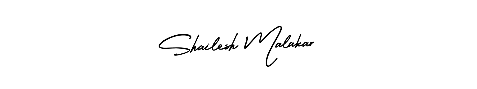 Design your own signature with our free online signature maker. With this signature software, you can create a handwritten (AmerikaSignatureDemo-Regular) signature for name Shailesh Malakar. Shailesh Malakar signature style 3 images and pictures png