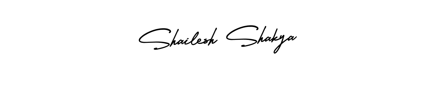 Also we have Shailesh Shakya name is the best signature style. Create professional handwritten signature collection using AmerikaSignatureDemo-Regular autograph style. Shailesh Shakya signature style 3 images and pictures png