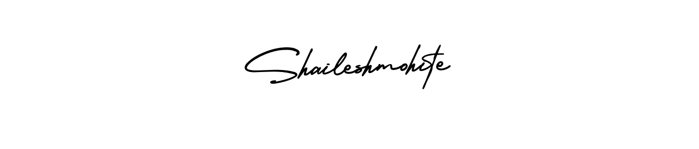 Create a beautiful signature design for name Shaileshmohite. With this signature (AmerikaSignatureDemo-Regular) fonts, you can make a handwritten signature for free. Shaileshmohite signature style 3 images and pictures png