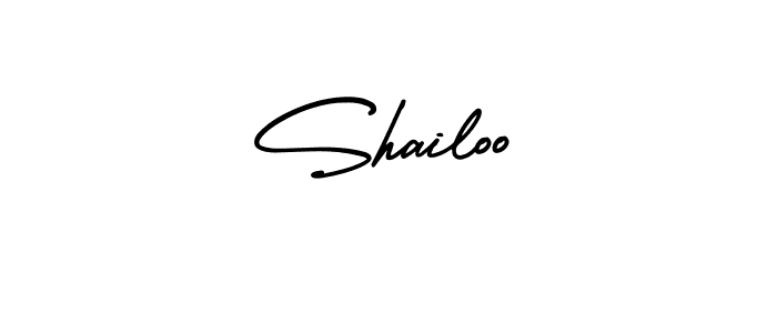 Also we have Shailoo name is the best signature style. Create professional handwritten signature collection using AmerikaSignatureDemo-Regular autograph style. Shailoo signature style 3 images and pictures png