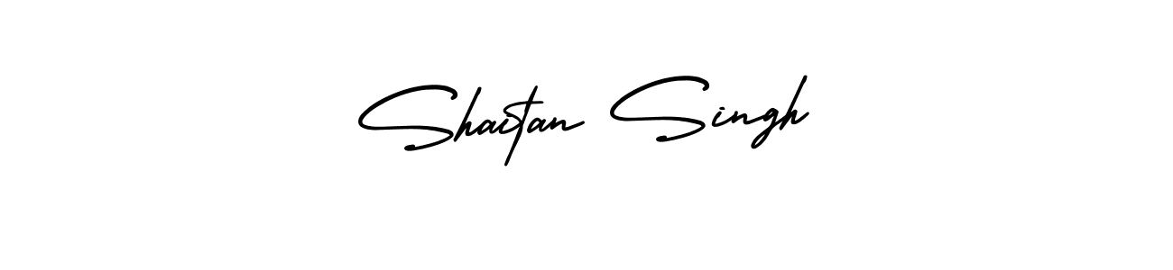 Shaitan Singh stylish signature style. Best Handwritten Sign (AmerikaSignatureDemo-Regular) for my name. Handwritten Signature Collection Ideas for my name Shaitan Singh. Shaitan Singh signature style 3 images and pictures png