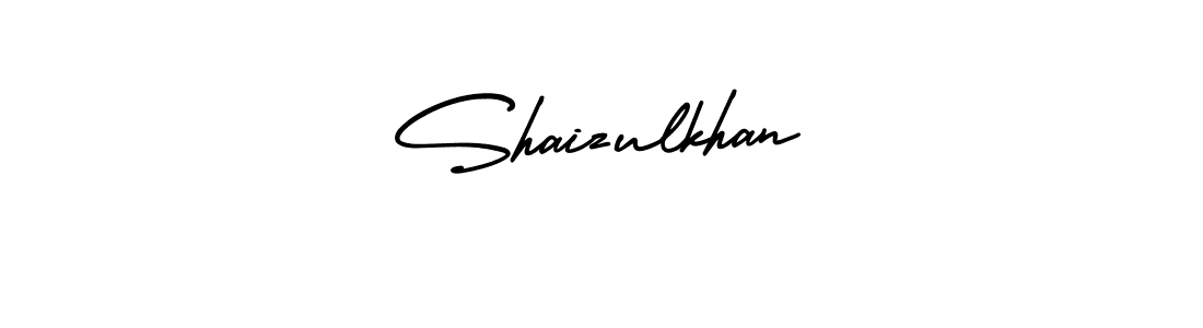 How to make Shaizulkhan name signature. Use AmerikaSignatureDemo-Regular style for creating short signs online. This is the latest handwritten sign. Shaizulkhan signature style 3 images and pictures png