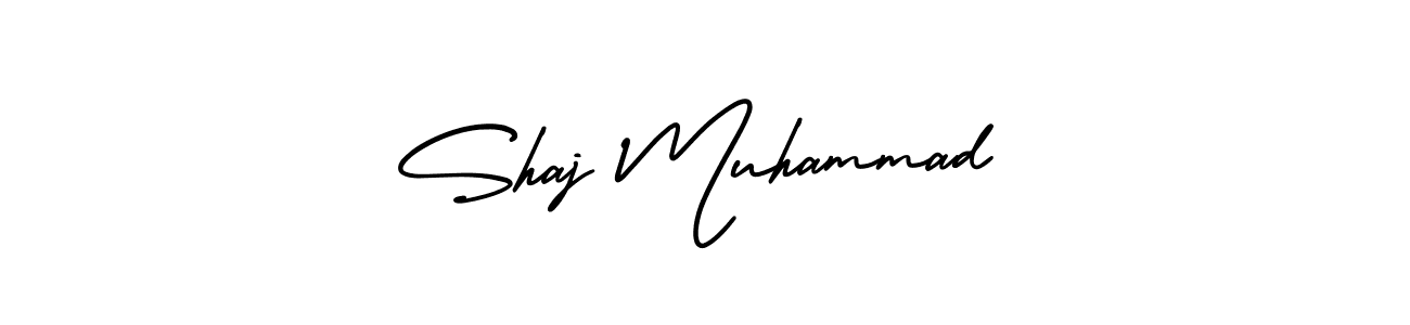 Make a beautiful signature design for name Shaj Muhammad. With this signature (AmerikaSignatureDemo-Regular) style, you can create a handwritten signature for free. Shaj Muhammad signature style 3 images and pictures png