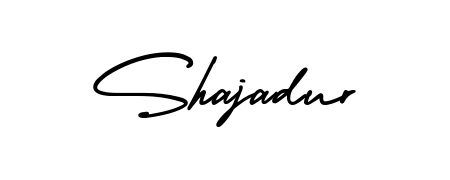 How to Draw Shajadur signature style? AmerikaSignatureDemo-Regular is a latest design signature styles for name Shajadur. Shajadur signature style 3 images and pictures png