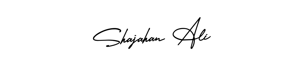 How to make Shajahan Ali signature? AmerikaSignatureDemo-Regular is a professional autograph style. Create handwritten signature for Shajahan Ali name. Shajahan Ali signature style 3 images and pictures png