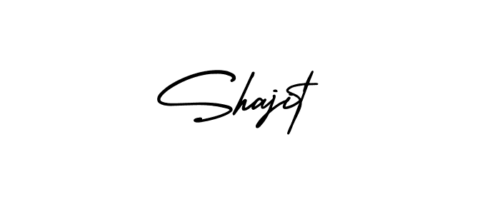 It looks lik you need a new signature style for name Shajit . Design unique handwritten (AmerikaSignatureDemo-Regular) signature with our free signature maker in just a few clicks. Shajit  signature style 3 images and pictures png