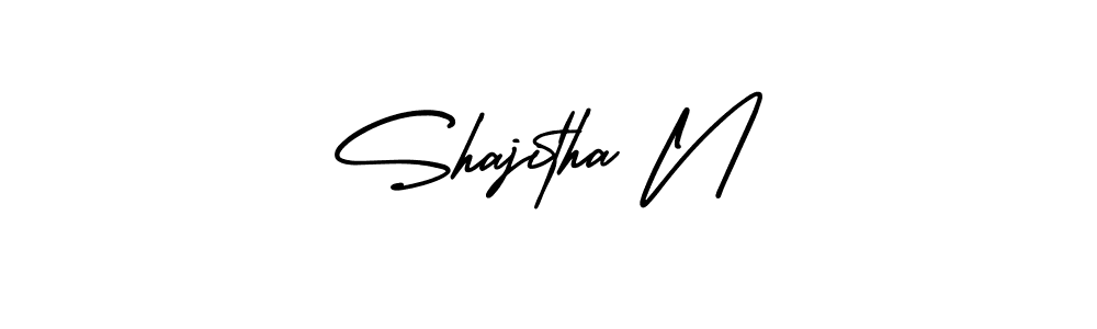 You can use this online signature creator to create a handwritten signature for the name Shajitha N. This is the best online autograph maker. Shajitha N signature style 3 images and pictures png