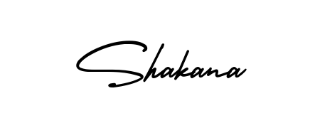Design your own signature with our free online signature maker. With this signature software, you can create a handwritten (AmerikaSignatureDemo-Regular) signature for name Shakana. Shakana signature style 3 images and pictures png