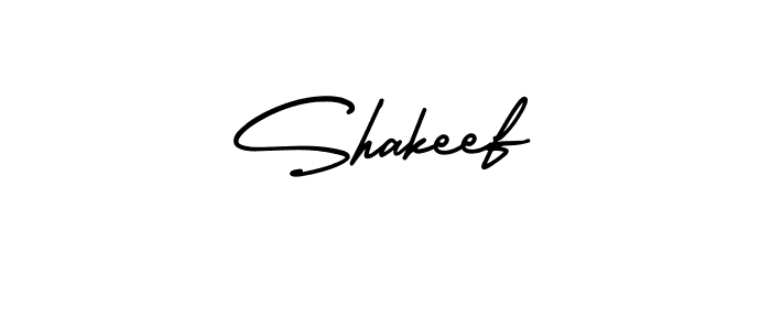 Use a signature maker to create a handwritten signature online. With this signature software, you can design (AmerikaSignatureDemo-Regular) your own signature for name Shakeef. Shakeef signature style 3 images and pictures png