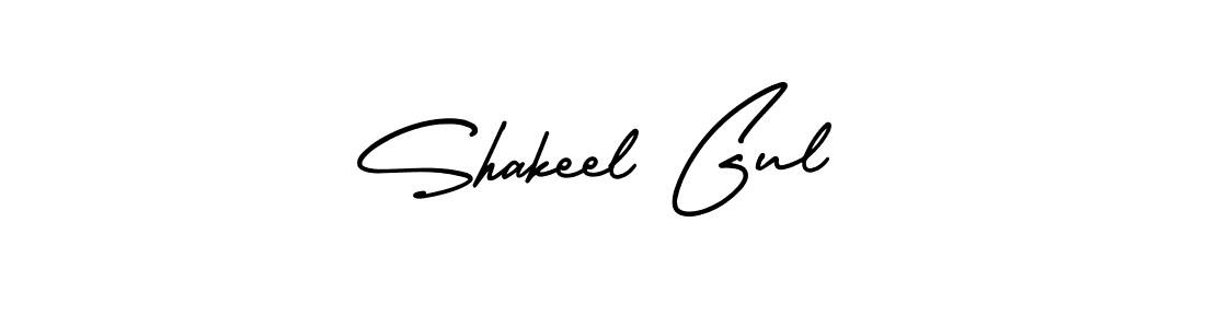 Also You can easily find your signature by using the search form. We will create Shakeel Gul name handwritten signature images for you free of cost using AmerikaSignatureDemo-Regular sign style. Shakeel Gul signature style 3 images and pictures png