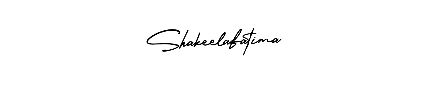 Use a signature maker to create a handwritten signature online. With this signature software, you can design (AmerikaSignatureDemo-Regular) your own signature for name Shakeelafatima. Shakeelafatima signature style 3 images and pictures png