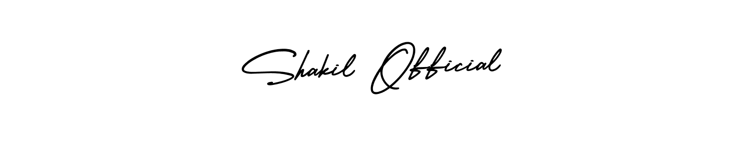 Also You can easily find your signature by using the search form. We will create Shakil Official name handwritten signature images for you free of cost using AmerikaSignatureDemo-Regular sign style. Shakil Official signature style 3 images and pictures png