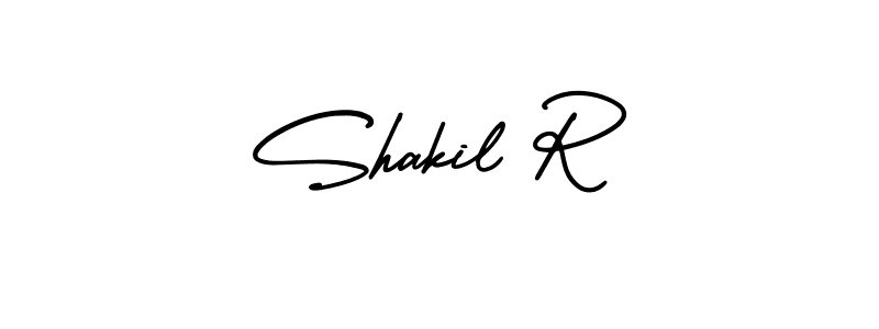 Make a beautiful signature design for name Shakil R. Use this online signature maker to create a handwritten signature for free. Shakil R signature style 3 images and pictures png