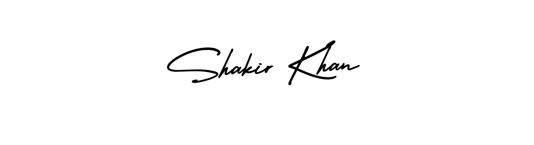 This is the best signature style for the Shakir Khan name. Also you like these signature font (AmerikaSignatureDemo-Regular). Mix name signature. Shakir Khan signature style 3 images and pictures png