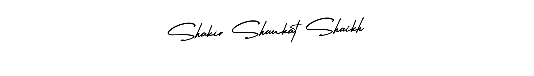 Also You can easily find your signature by using the search form. We will create Shakir Shaukat Shaikh name handwritten signature images for you free of cost using AmerikaSignatureDemo-Regular sign style. Shakir Shaukat Shaikh signature style 3 images and pictures png