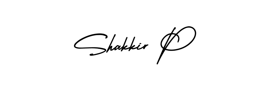 Check out images of Autograph of Shakkir P name. Actor Shakkir P Signature Style. AmerikaSignatureDemo-Regular is a professional sign style online. Shakkir P signature style 3 images and pictures png