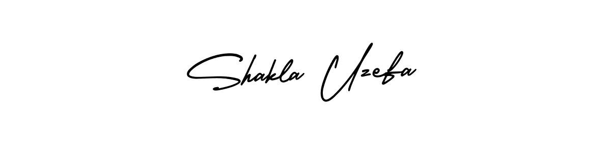 Design your own signature with our free online signature maker. With this signature software, you can create a handwritten (AmerikaSignatureDemo-Regular) signature for name Shakla Uzefa. Shakla Uzefa signature style 3 images and pictures png