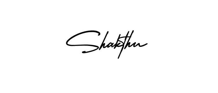 How to make Shakthu signature? AmerikaSignatureDemo-Regular is a professional autograph style. Create handwritten signature for Shakthu name. Shakthu signature style 3 images and pictures png
