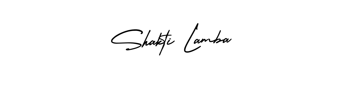 Similarly AmerikaSignatureDemo-Regular is the best handwritten signature design. Signature creator online .You can use it as an online autograph creator for name Shakti Lamba. Shakti Lamba signature style 3 images and pictures png