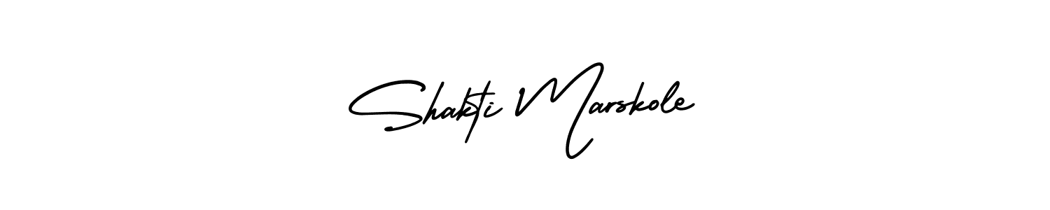 Make a beautiful signature design for name Shakti Marskole. Use this online signature maker to create a handwritten signature for free. Shakti Marskole signature style 3 images and pictures png