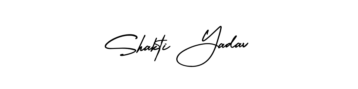 Create a beautiful signature design for name Shakti Yadav. With this signature (AmerikaSignatureDemo-Regular) fonts, you can make a handwritten signature for free. Shakti Yadav signature style 3 images and pictures png