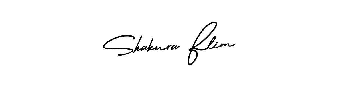 This is the best signature style for the Shakura Flim name. Also you like these signature font (AmerikaSignatureDemo-Regular). Mix name signature. Shakura Flim signature style 3 images and pictures png