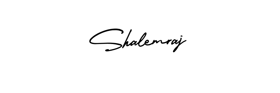 How to make Shalemraj name signature. Use AmerikaSignatureDemo-Regular style for creating short signs online. This is the latest handwritten sign. Shalemraj signature style 3 images and pictures png