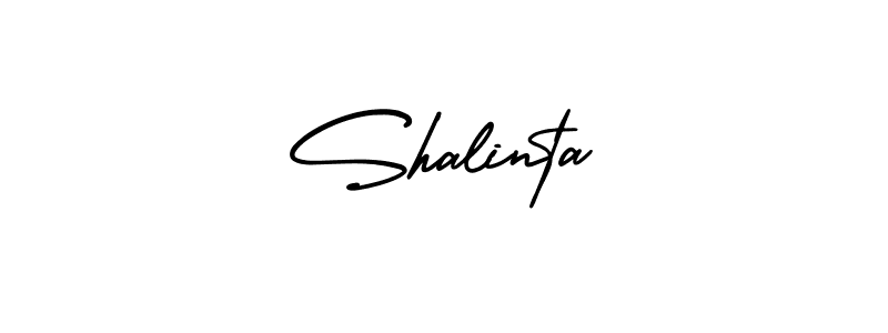 Also we have Shalinta name is the best signature style. Create professional handwritten signature collection using AmerikaSignatureDemo-Regular autograph style. Shalinta signature style 3 images and pictures png