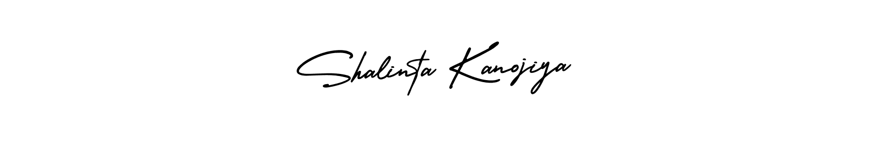 This is the best signature style for the Shalinta Kanojiya name. Also you like these signature font (AmerikaSignatureDemo-Regular). Mix name signature. Shalinta Kanojiya signature style 3 images and pictures png