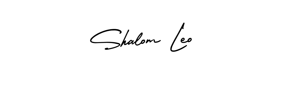 Best and Professional Signature Style for Shalom Leo. AmerikaSignatureDemo-Regular Best Signature Style Collection. Shalom Leo signature style 3 images and pictures png