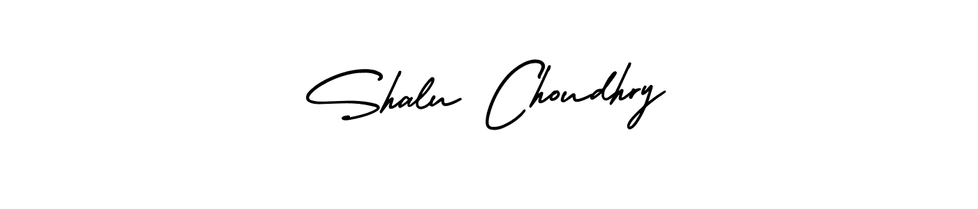 Design your own signature with our free online signature maker. With this signature software, you can create a handwritten (AmerikaSignatureDemo-Regular) signature for name Shalu Choudhry. Shalu Choudhry signature style 3 images and pictures png