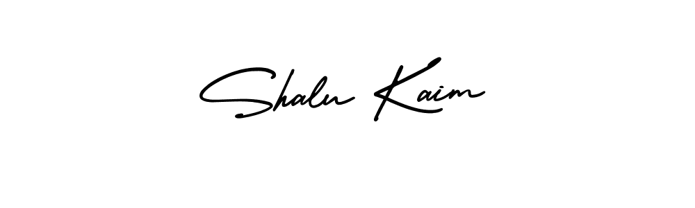 Similarly AmerikaSignatureDemo-Regular is the best handwritten signature design. Signature creator online .You can use it as an online autograph creator for name Shalu Kaim. Shalu Kaim signature style 3 images and pictures png