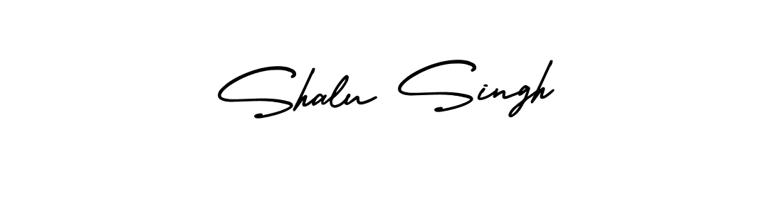 Make a beautiful signature design for name Shalu Singh. With this signature (AmerikaSignatureDemo-Regular) style, you can create a handwritten signature for free. Shalu Singh signature style 3 images and pictures png