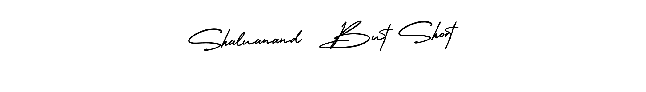 Once you've used our free online signature maker to create your best signature AmerikaSignatureDemo-Regular style, it's time to enjoy all of the benefits that Shaluanand  But Short name signing documents. Shaluanand  But Short signature style 3 images and pictures png