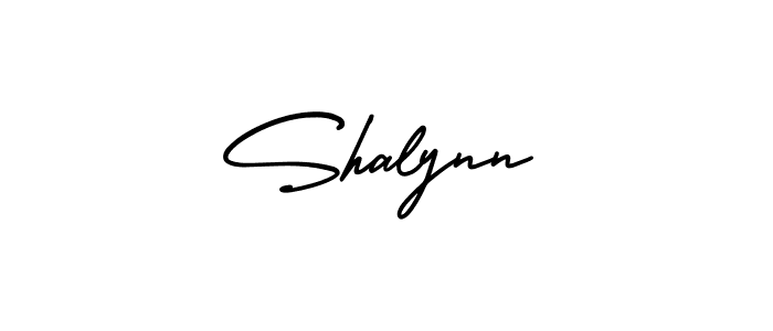 Design your own signature with our free online signature maker. With this signature software, you can create a handwritten (AmerikaSignatureDemo-Regular) signature for name Shalynn. Shalynn signature style 3 images and pictures png