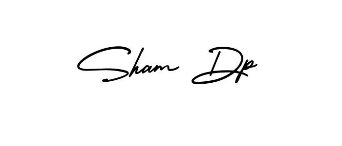 Use a signature maker to create a handwritten signature online. With this signature software, you can design (AmerikaSignatureDemo-Regular) your own signature for name Sham Dp. Sham Dp signature style 3 images and pictures png