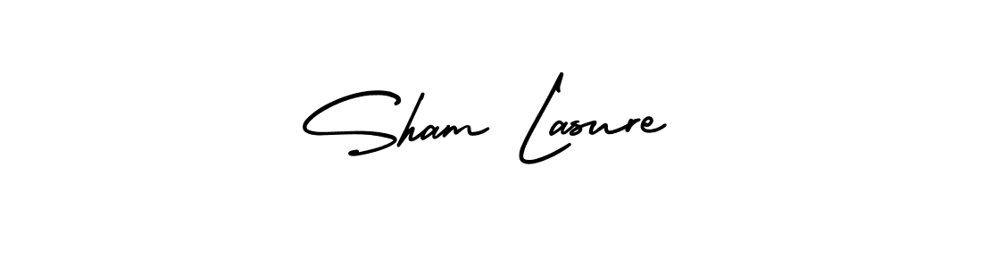 It looks lik you need a new signature style for name Sham Lasure. Design unique handwritten (AmerikaSignatureDemo-Regular) signature with our free signature maker in just a few clicks. Sham Lasure signature style 3 images and pictures png