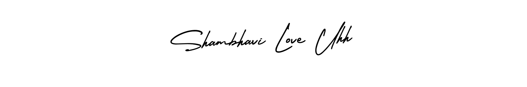 How to make Shambhavi Love Uhh signature? AmerikaSignatureDemo-Regular is a professional autograph style. Create handwritten signature for Shambhavi Love Uhh name. Shambhavi Love Uhh signature style 3 images and pictures png